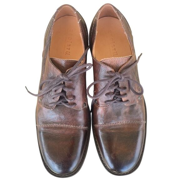 Bed Stu Brown Leather Oxford  Lace Up Men\'s Shoes Size 10.5 main image 6